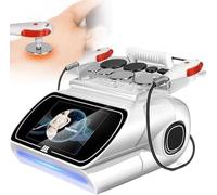 Muscle Pain Therapy Device - 4 in 1 RF Diathermy Machine, Portable with Touch Screen, CAP and RES Probes for Body Sculpting, Fat Removal, Facial Rejuvenation