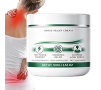 Muscle Relaxation Cream, 100 g, Comfortable, Lightweight, Long-Lasting Rub, Relieving Body Care Cream, for Shoulders, Back, Neck and Feet at Night Time Before Bedtime When Training on Travel
