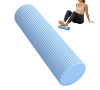 Muscle Roller 45 x 9.9 cm Portable Soft Foam Leg Massager | Fitness Roller for Exercises Stretching Balance Back Lumbar Calf Massage Yoga Pilates Gym