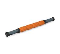 Muscle Roller Stick, Body Massage Stick Therapy Tool Leg Massager Rollers for Deep Tissue Massage, Trigger Points, Myofascial Release by (Orange/Black, 4 Flat Roller Short)