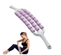 Muscle Roller Stick - Ergonomic Fascia Massage Roller for Muscle Regeneration | Handy Scraper Device for Arms Hips Thighs Back Neck Men Women Fitness Training Self Massage