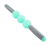 Muscle Roller, Waist Relaxation Fitness Exercise Stick Body Massage Tool Massage Stick Leg Roller with Spiky Balls for Sore Muscles, Releasing Cramps, Back Tightness, Myofascial