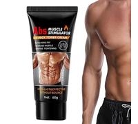 Muscle Stimulator Gel, Belly Tightening Cream, Fat Control with Smooth Texture, Abs Toning with Quick Effect, 60g Body Care, Firming Lotion for Home Office Travel Fitness Daily Routine