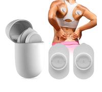 Muscle Stimulator,Wireless Rechargeable TENS Machine, 6 Modes Electronic Pulse Cordless Massage Machine Portable Electric Neck Massager, Automatic Massage Booster for Pain Relief