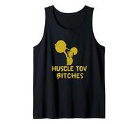 Muscle Tov Bitches Jewish Kosher Gym Women Fitness Sport Tank Top