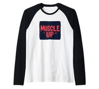 Muscle Up for Strength and Success Costume Raglan Baseball Tee