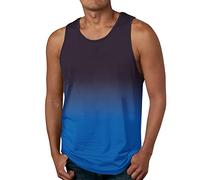 Muscle Vests Men's Vests Mesh Rainbow Mens Vest Fishnet Shirt Fitted Striped Sports Tank Top LGBT Gay Parade Flag Muscles