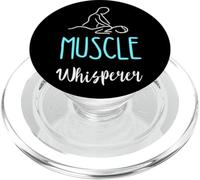 Muscle Whisper Massage Therapist Spa Masseur Massaging PopSockets PopGrip for MagSafe