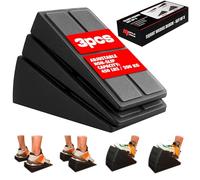 MuscleForge 3 pcs Slant Board Calf Stretcher - Squat Wedge Blocks with 4 Adjustable Angles, Supports up to 200kg - Calf Stretch Board, Incline Heel Wedges for Flexibility, Ankle Mobility, ATG, Rehab