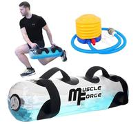 MuscleForge Aqua Bag 30kg - Adjustable Water Weights for Full Body Workout, Aqua Training Bag for Core Strength, Stability and Balance, Portable Water Filled Kettlebell Alternative for Home & Gym