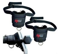 MuscleForge® Dumbbell Foot Attachment, Ankle Straps for Cable Machine, Kickback Weight Straps for Glutes, Hamstrings and Quads, Upgraded Neoprene Padded, 2 pieces