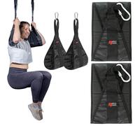 MuscleForge Hanging Ab Straps for Pull Up Bar - Ab Sling for Core Training, Arm Support & Leg Raises - Pull Up Straps with Carabiners for Workout, Home Gym & Strength Training Equipment, Pair