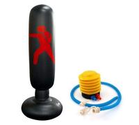 MuscleForge® Inflatable standing punching bag 160 cm with a pump included in the set, wide base filled with sand or water