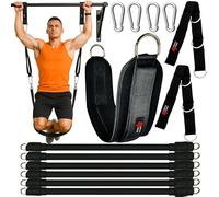 MuscleForge Pull Up Assistance Bands Set for Strength Training - Adjustable Resistance Bands for Pull-Up Bar with Leg Strap - Heavy Duty Assisted Pull-Up Bands for Chin Ups, Dips, Muscle Ups Workouts