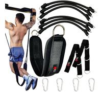 MuscleForge Pull Up Assistance Bands Set for Strength Training - Adjustable Resistance Bands for Pull-Up Bar with Leg Strap - Heavy Duty Assisted Pull-Up Bands for Chin Ups, Dips, Muscle Ups Workouts