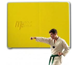 MuscleForge® PVC Taekwondo Training Board for Kicks and Punches, Reusable, Protective Foam Pad Lining, 6 mm