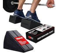 MuscleForge® Squat Wedge Block - Calf Stretcher for Stretching, Agility and Squat Training - Incline Board, Slant Board for Mobilisation