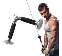 MuscleForge® Triceps Attachment, V-bar Handle for Cable Pulley, Cable Machine, Triceps Bar, Cable Attachment for Arm Bodybuilding and Fitness