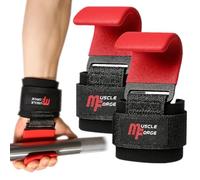 MuscleForge Weight Lifting Hooks Wrist Straps - Weight Lifting Hooks Grip Straps Lifting Hooks - Weight Straps Lifting Women Gym Hooks Powerlifting