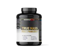 MuscleNh2 True Mass Four Four Zero Mass Gainer Protein Powder, High Calories and Protein, Weight Gain, With Glutamine and BCAAs, Vanilla Flavour, 2kg, 25 Servings (Pack of 1)
