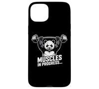 Muscles In Progress Powerlifting Panda Bodybuilding Fitness Case for iPhone 15 Plus