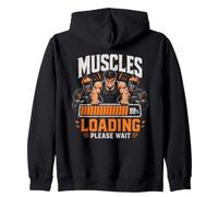 Muscles Loading 99% Percent Gym Motivation Zip Hoodie