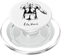 Muscles of the Back Anatomy Study Leonardo Da Vinci Art PopSockets PopGrip for MagSafe