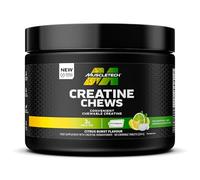 MuscleTech Creatine Chews - Citrus Burst Flavour - 90 Count - 30 Days Supply. Convenient chewable Creatine. Post Workout Gym Supplement for Men & Women