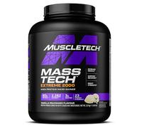 MuscleTech MassTech Extreme Protein Powder, Weight & Muscle Mass Gainer, Whey Mass Protein Powder with 3g Creatine, 80g Protein, 2,282 Calories, 2.72kg, Vanilla Cake