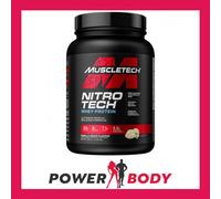 MuscleTech NitroTech Whey Protein Powder, Muscle Maintenance & Growth, Whey Isolate Protein Powder With 3g Creatine, Protein Shake For Men & Women, 6.8g BCAA, 20 Servings, 908g, Vanilla