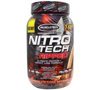 Muscletech, Nitro Tech, Ripped, Ultimate Protein + Weight Loss Formula, Chocolate Fudge Brownie, 2.00 lbs (907 g)