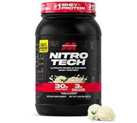 MuscleTech NitroTech Whey Protein Powder, Muscle Maintenance & Growth, Whey Isolate Protein Powder With 3g Creatine, Protein Shake For Men & Women, 6.8g BCAA, 20 Servings, 908g, Vanilla
