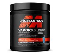 MuscleTech Vapour X5 Pre-Workout, Blue Razz Freeze 252g