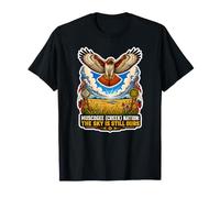 Muscogee Creek Nation Hawk Landscape T-Shirt