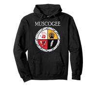 Muscogee Tribe Native American Medicine Wheel Pullover Hoodie