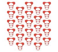 Muscovy Glasses Red Plastic 50pcs Anti-pecking Goose Eye Glasses