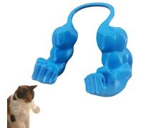 Muscular Arms for Cats, Cat Muscle Arms, Funny 3D Printed Pet Props Neck Hanging Arm, Novel Cat's Giant Hand Muscle Arm Clenched with Fists for Birthday Party, Halloween Costume Accessories(Blue)