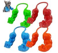 Muscular Arms for Cats, Reative Cat Muscle Arms, 3D Printed Creative Giant Strong Cat's Neck Arm, Halloween Cat Costume Funny Kitten Superhero Pet Cosplay Accessories Birthday Party Supplies(MIX-4PCS)