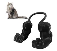 Muscular Arms for Cats, Reative Cat Muscle Arms, 3D Printed Creative Giant Strong Cat's Neck Arm, Halloween Cat Costume Pet Cosplay Accessories Birthday Party Supplies (black)