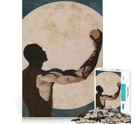 Muscular Figure Holding Orb Jigsaw for Teenagers 1000 Pieces Memory Boost Relaxing Fun Pattern Assembly (38x26cm)