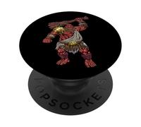 Muscular Giant Warrior with Club - Cyclops PopSockets Adhesive PopGrip