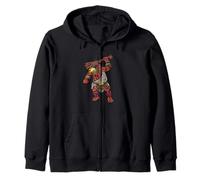 Muscular Giant Warrior with Club - Cyclops Zip Hoodie