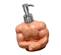 Muscular Man Shape Press Pumps Soap Dispenser for Liquid Lotion Safe Bathroom Gym Decor Lotion Bottle