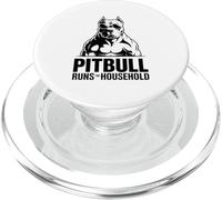 Muscular Pitbull Runs The Household PopSockets PopGrip for MagSafe