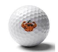 Muscular Pumpkin Trainer Golf Balls Rubber Practice for Training for Backyard Beginner