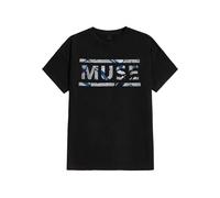 Muse T Shirt Absolution Band Logo Official Mens Black XL