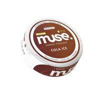 MUSE Caffeine Pouches Smart Energy Supplement - Sugar Free & Nicotine Free Focus Formula with Alpha GPC & L-Theanine - Cola Ice (Focus - 70mg)
