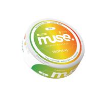 MUSE Caffeine Pouches Smart Energy Supplement - Sugar Free & Nicotine Free Focus Formula with Alpha GPC & L-Theanine - Tropical (Focus 70mg)