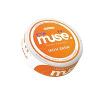 MUSE Caffeine Pouches Smart Energy Supplement - Sugar Free & Nicotine Free Focus Formula with Alpha GPC & L-Theanine - Iron Brew (Boost 140mg)