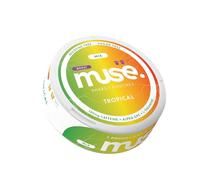 MUSE Caffeine Pouches Smart Energy Supplement - Sugar Free & Nicotine Free Focus Formula with Alpha GPC & L-Theanine - Tropical (Boost 140mg)